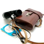 Pair of Carl Zeiss Jena binoculars 8x32B mc notarem. In original leather case and pamphlet. Has