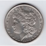 1897 USA Morgan dollar coin