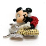 Swarovski boxed Mickey Mouse Disney brooch #836671