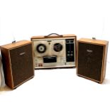 Vintage Sony TC-270 reel to reel tape recorder.