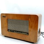 1961 Mayflower Hacker radio model RV.14 in a walnut veneer case. Case in good condition