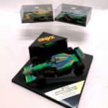 2 x Minichamps Michael Schumacher 1:43 boxed cars - Benetton Ford B194 & B193B (no wing mirrors) t/w