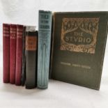 7 x books inc 1909 The Studio (#47), 'Told in the gloaming' by Gladys Peto, Uncle Tom's Cabin etc