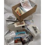 Ex dealers box full of modern tram postcards / photographs - approx 400 in total