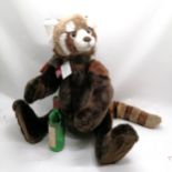 Large Charlie Bear raccoon doorstop, Ltd edition Jung 50/1000. 60cm high. In good unused condition