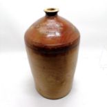 Large antique stoneware (5 gallons) flagon jar / vessel (51cm high) W Thorburn, three cranes