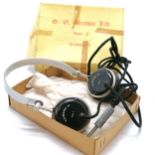 S G Brown Ltd Type F pair of boxed headphones