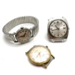 Vintage Seiko automatic stainless steel gents wristwatch (34mm case) - strap a/f, Oriosa manual wind