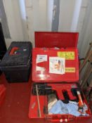 Hilti DX450 and 2 Tool Boxes