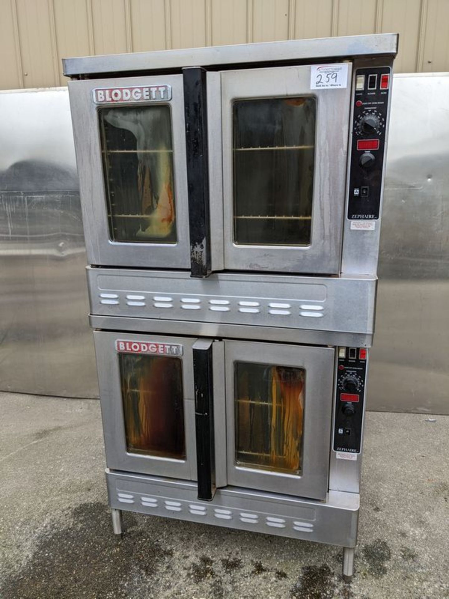 Blodgett Zephaire Double Stack Gas Convection Ovens