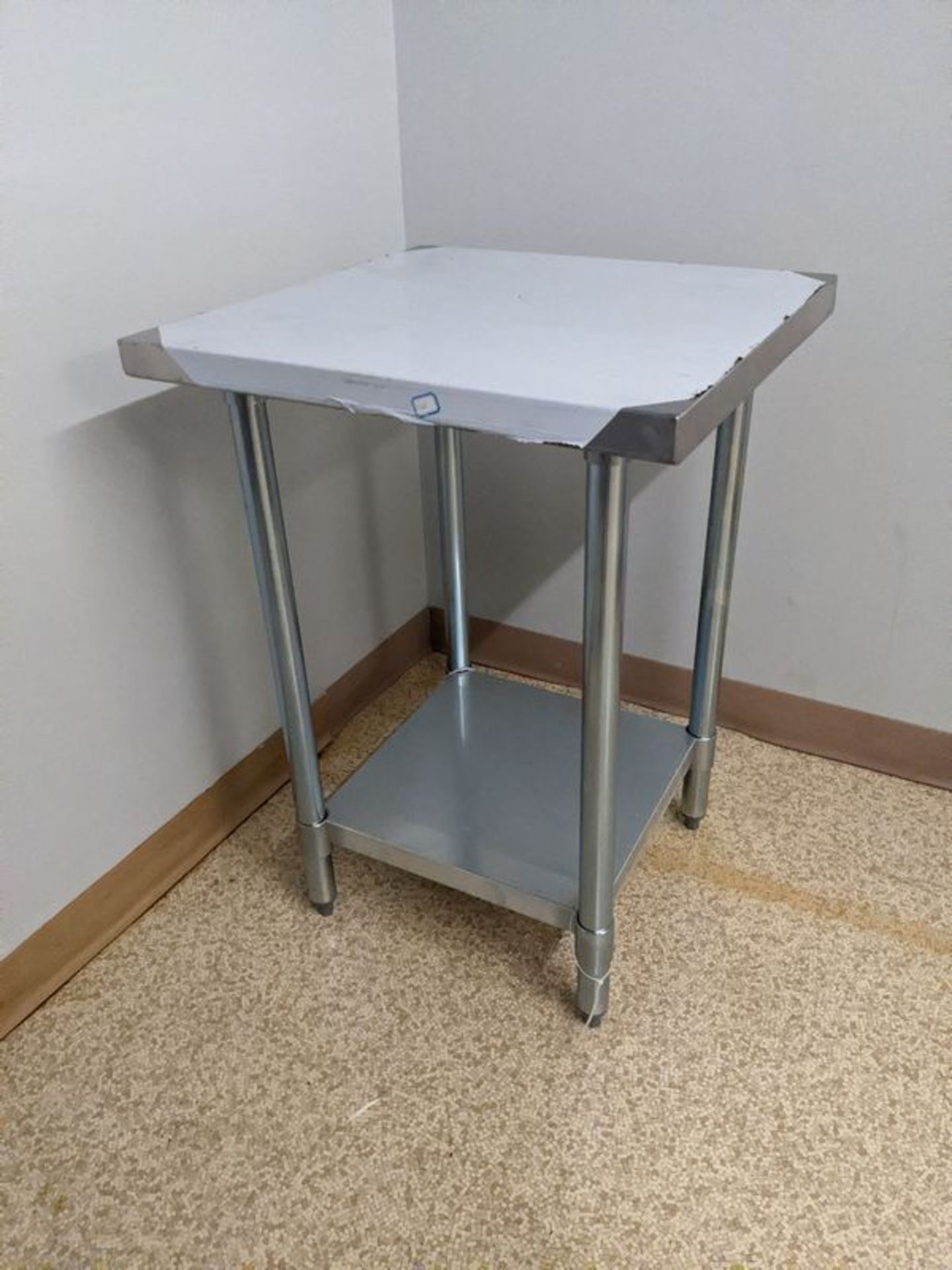 New 24 x 24" Stainless Steel Table - In Box
