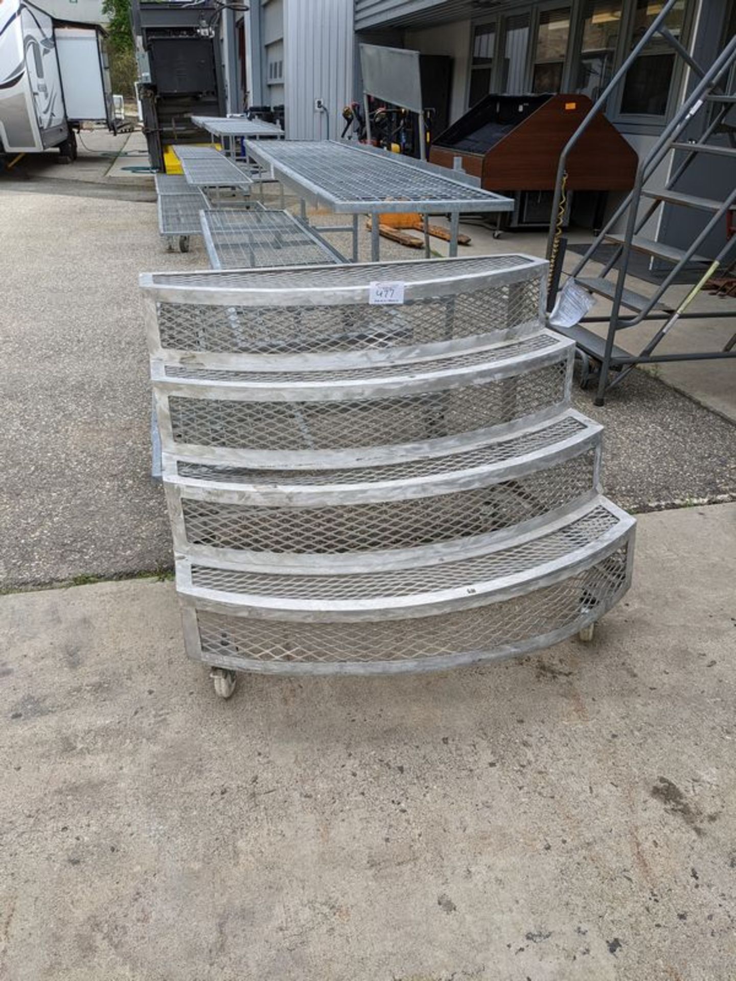 4 ft Four Tier Steel Nursery Rack