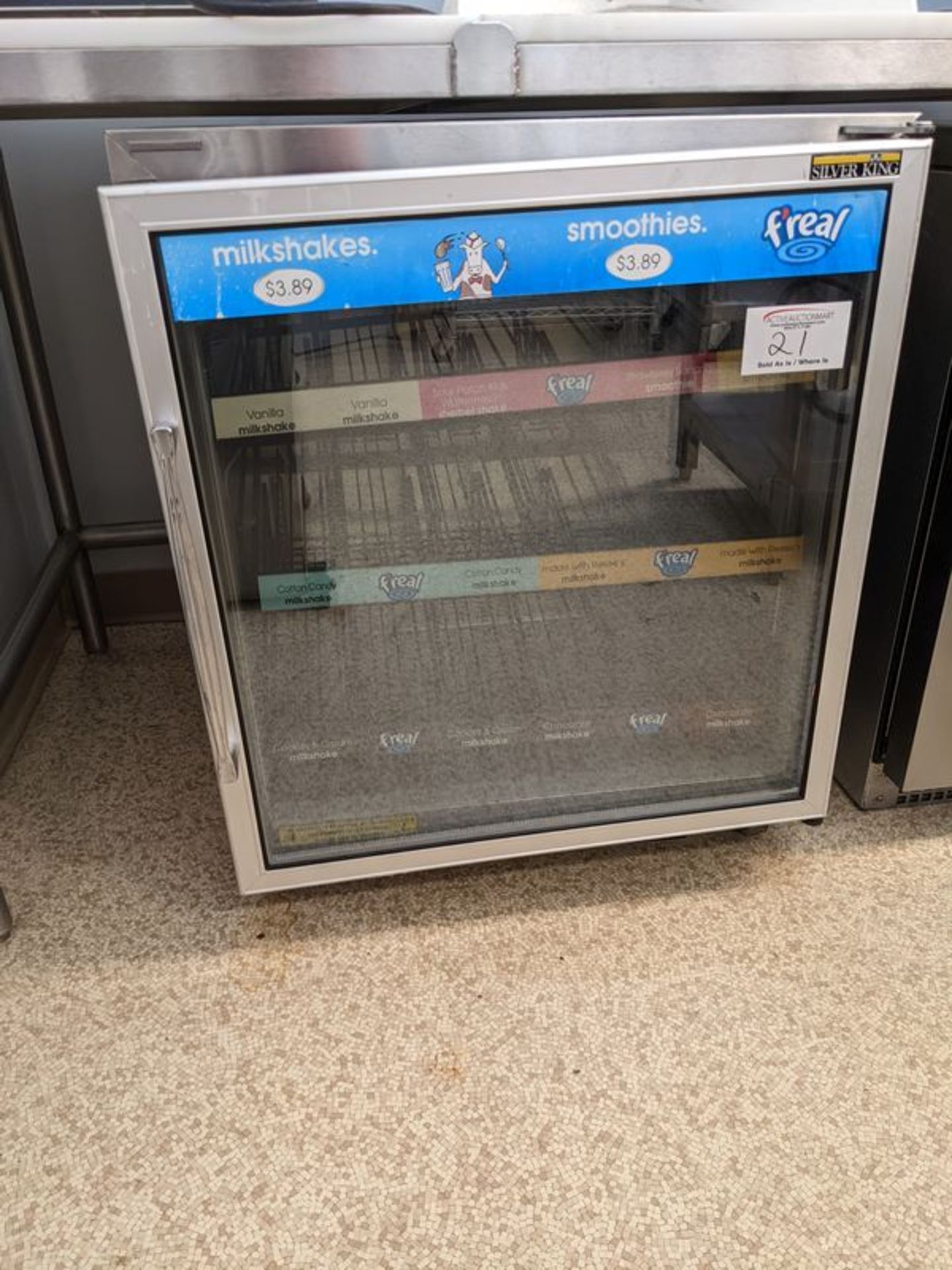 Silver King Under Counter Display Freezer