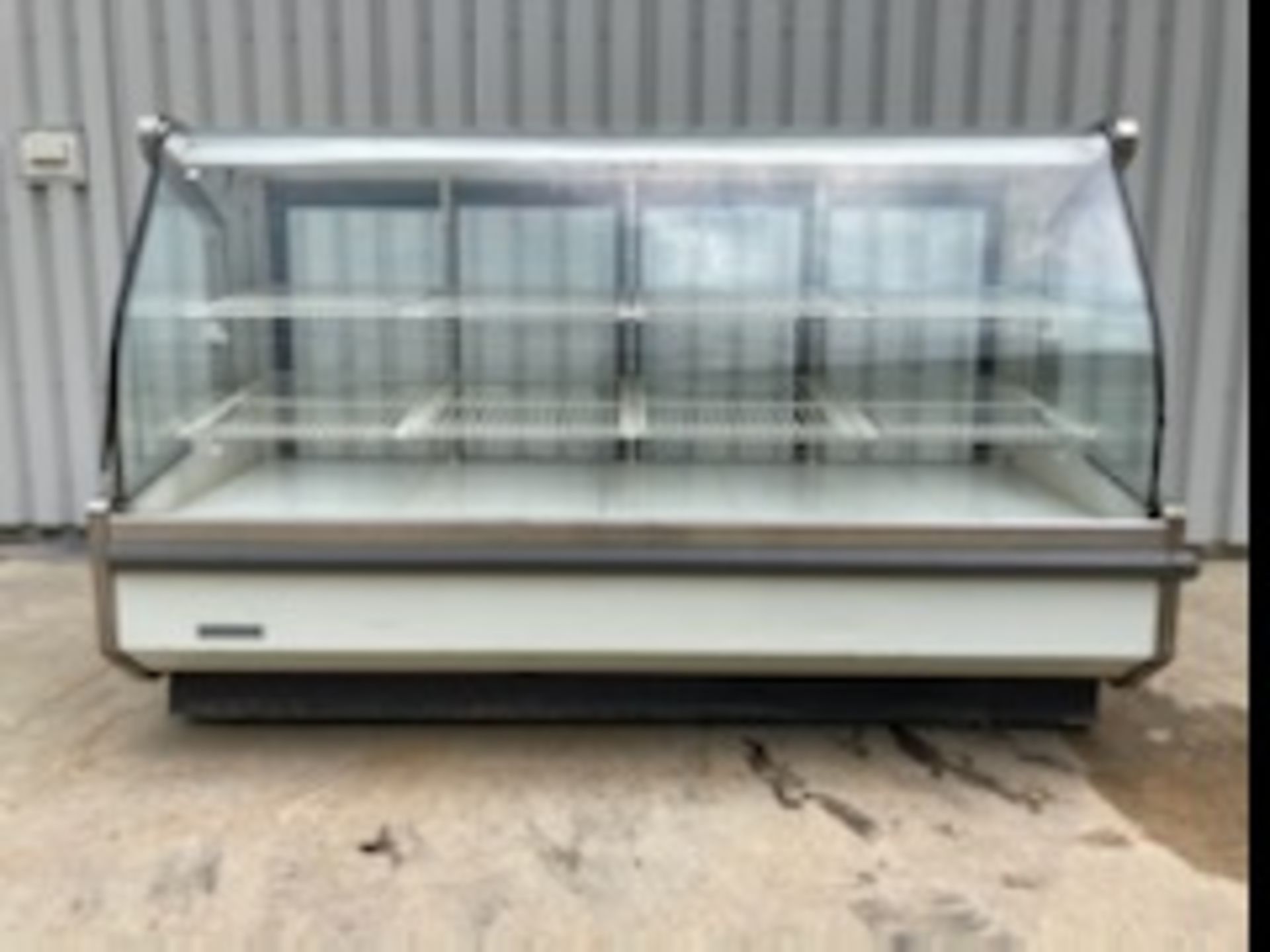 81" Bow Front Self Contained Hussman Display Case