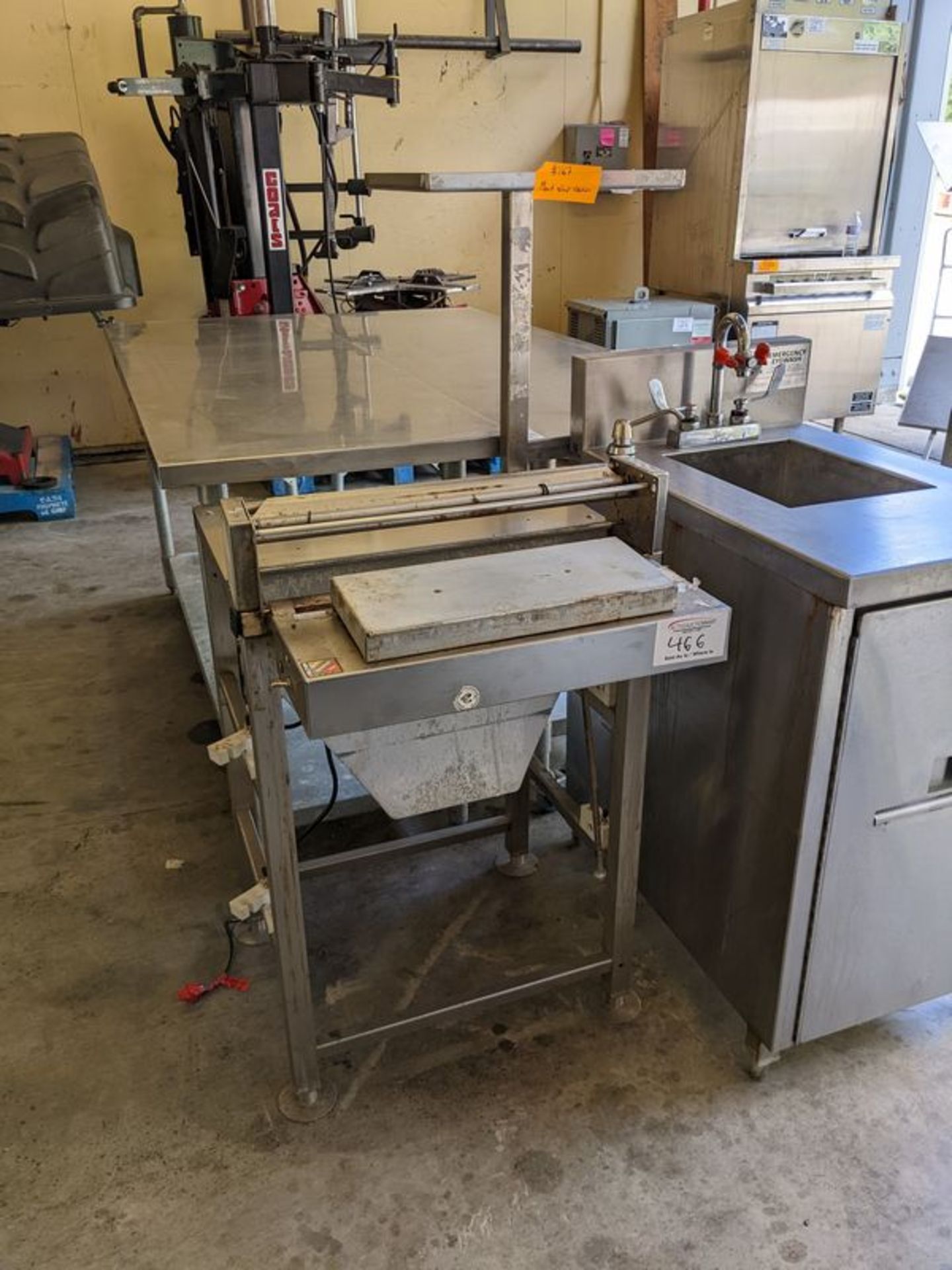 Heat Seal Meat Wrapping Station