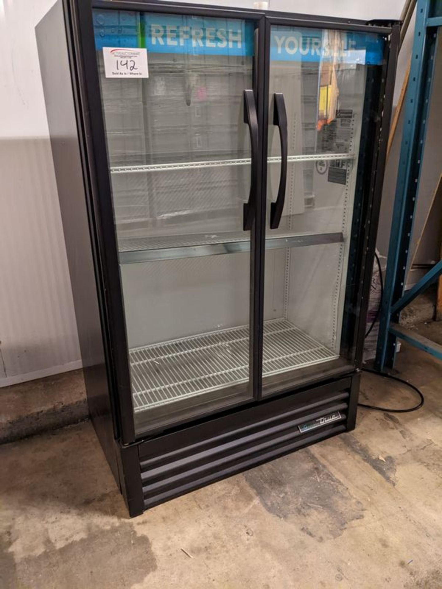 True Model TVM36SL 2 Door Display Cooler