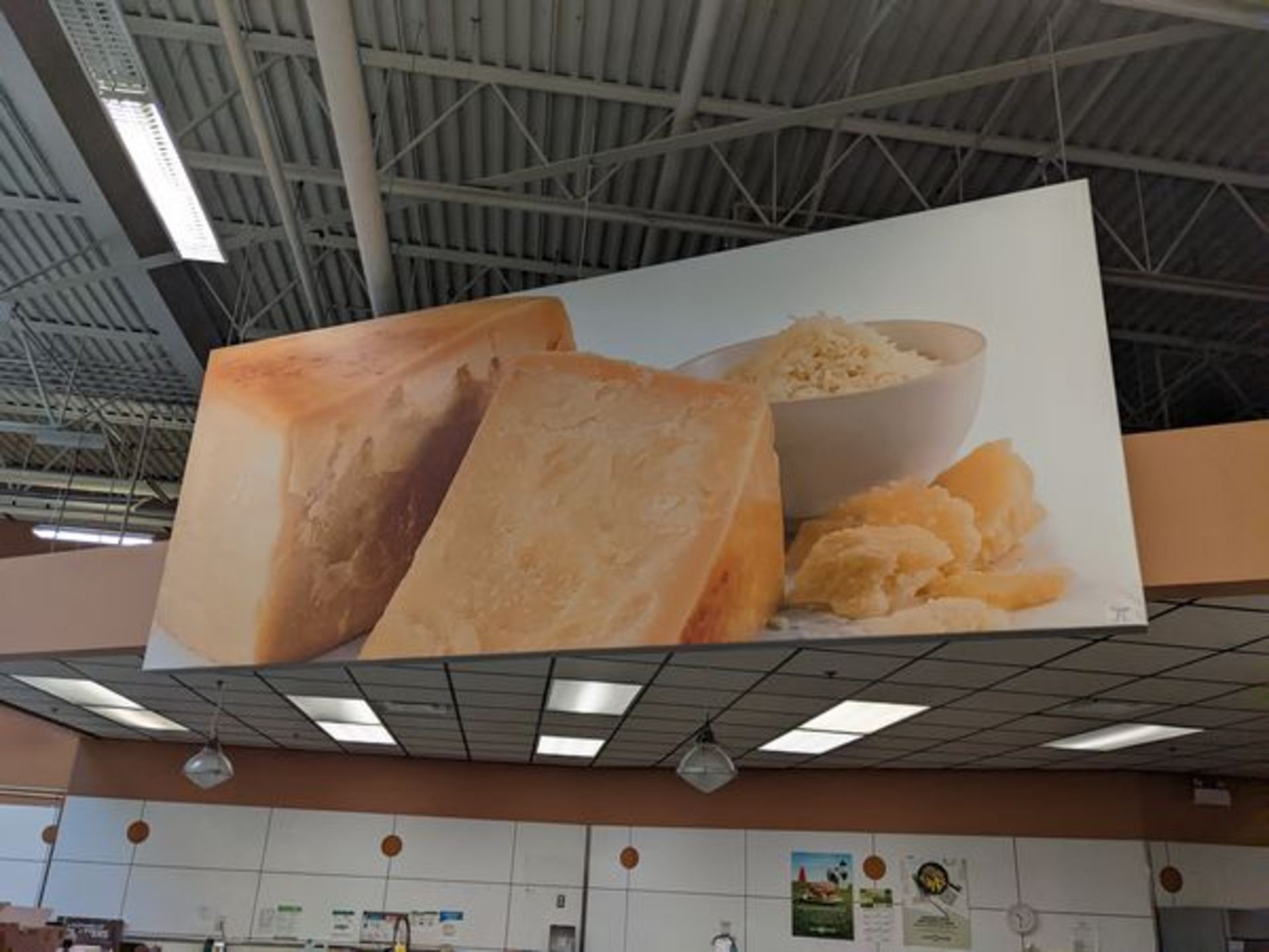 5 x 15 ft Aluminum Framed Cheese Print