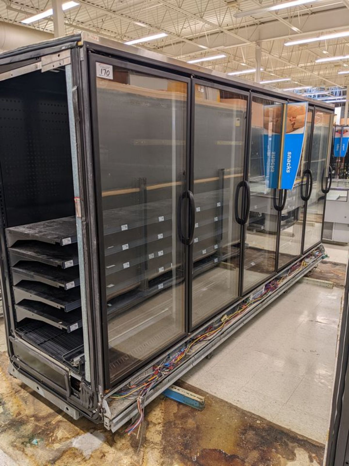 Hussmann 5 Door Remote Glass Door Freezer - Note No Compressor, No End Caps - Image 2 of 2