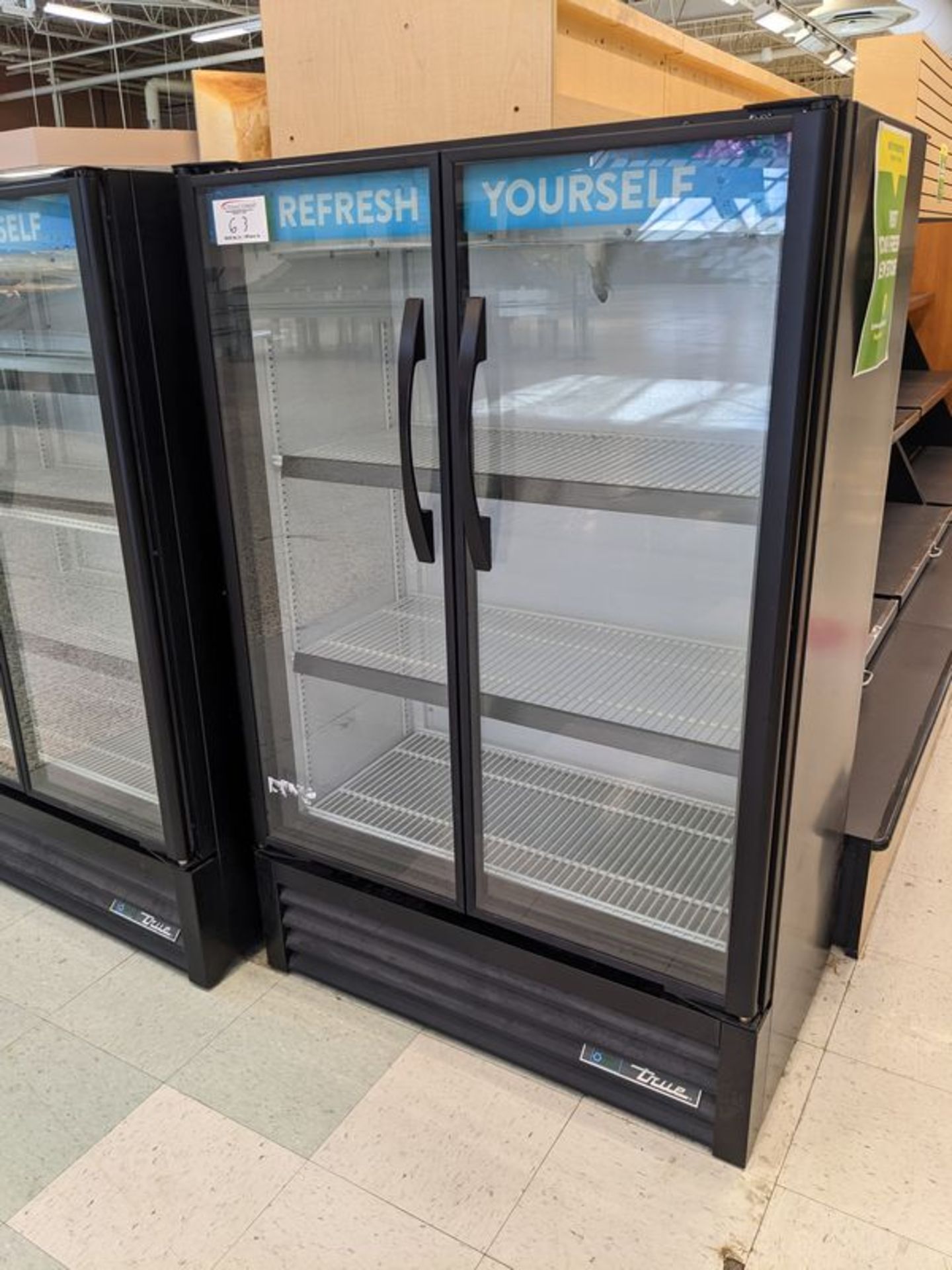 True Model TVM36SL 2 Door Display Cooler