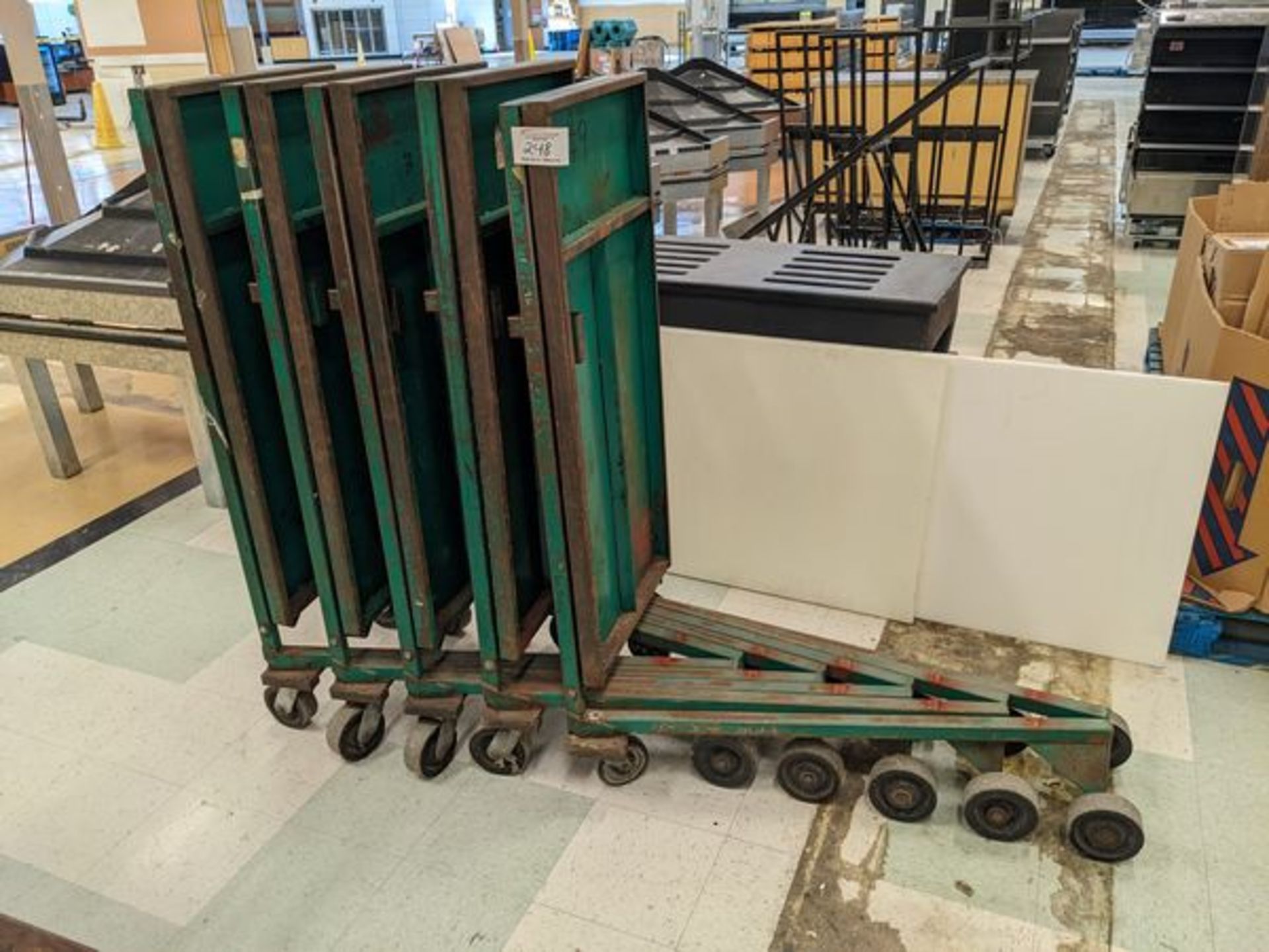 5 Steel Produce Carts - Image 2 of 2