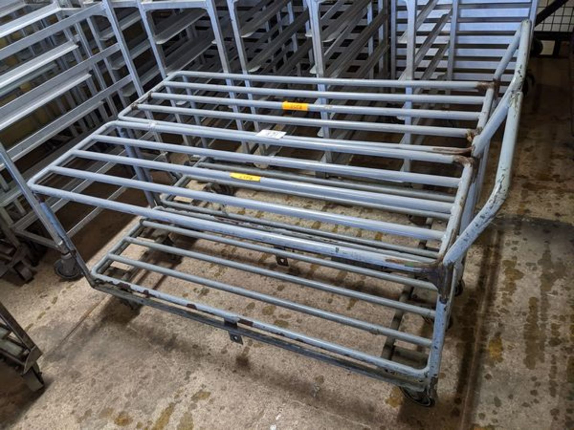 Two 54" Two Tier Stock Carts