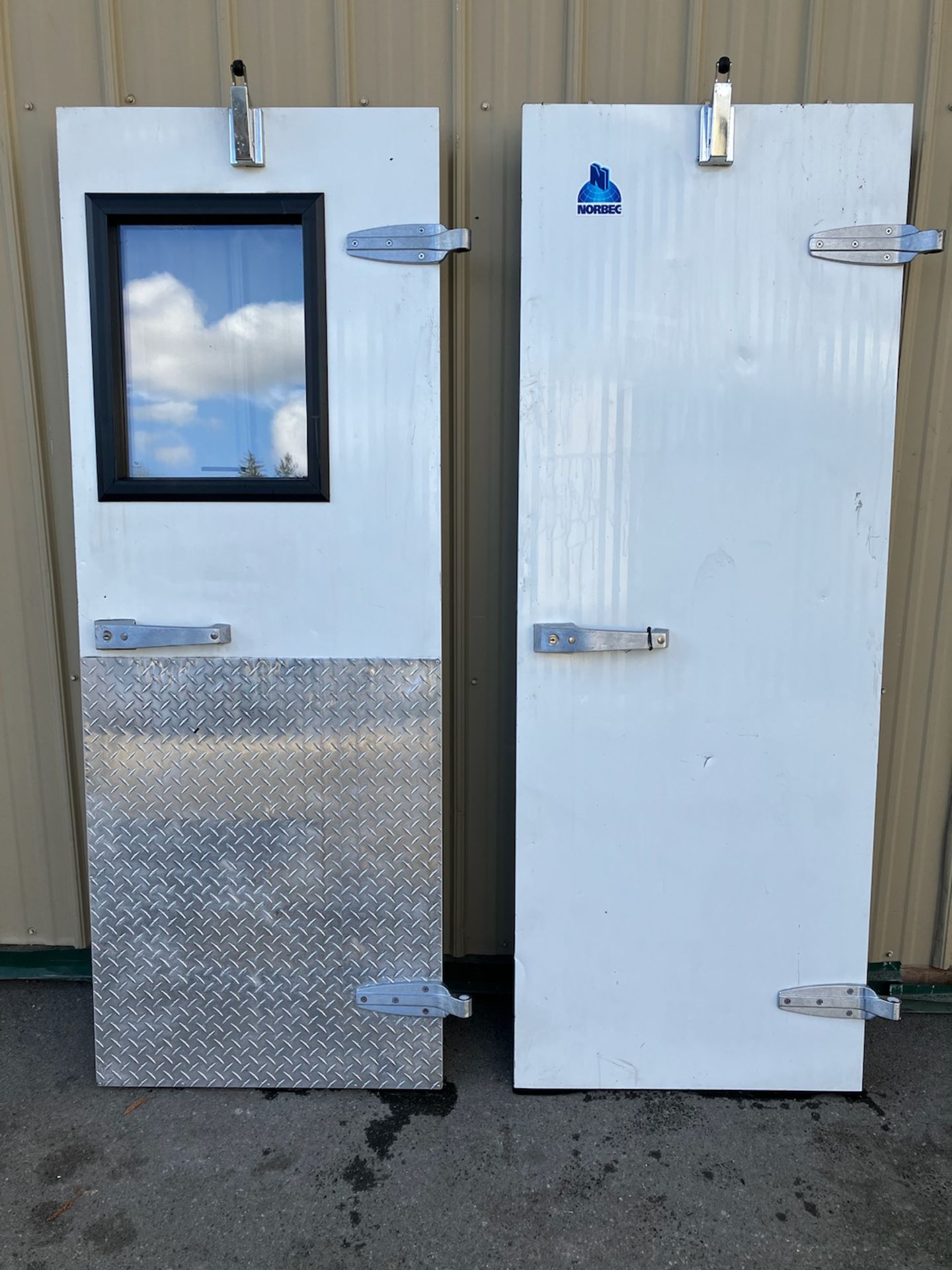 Pair of Norbec Walk In Cooler Doors