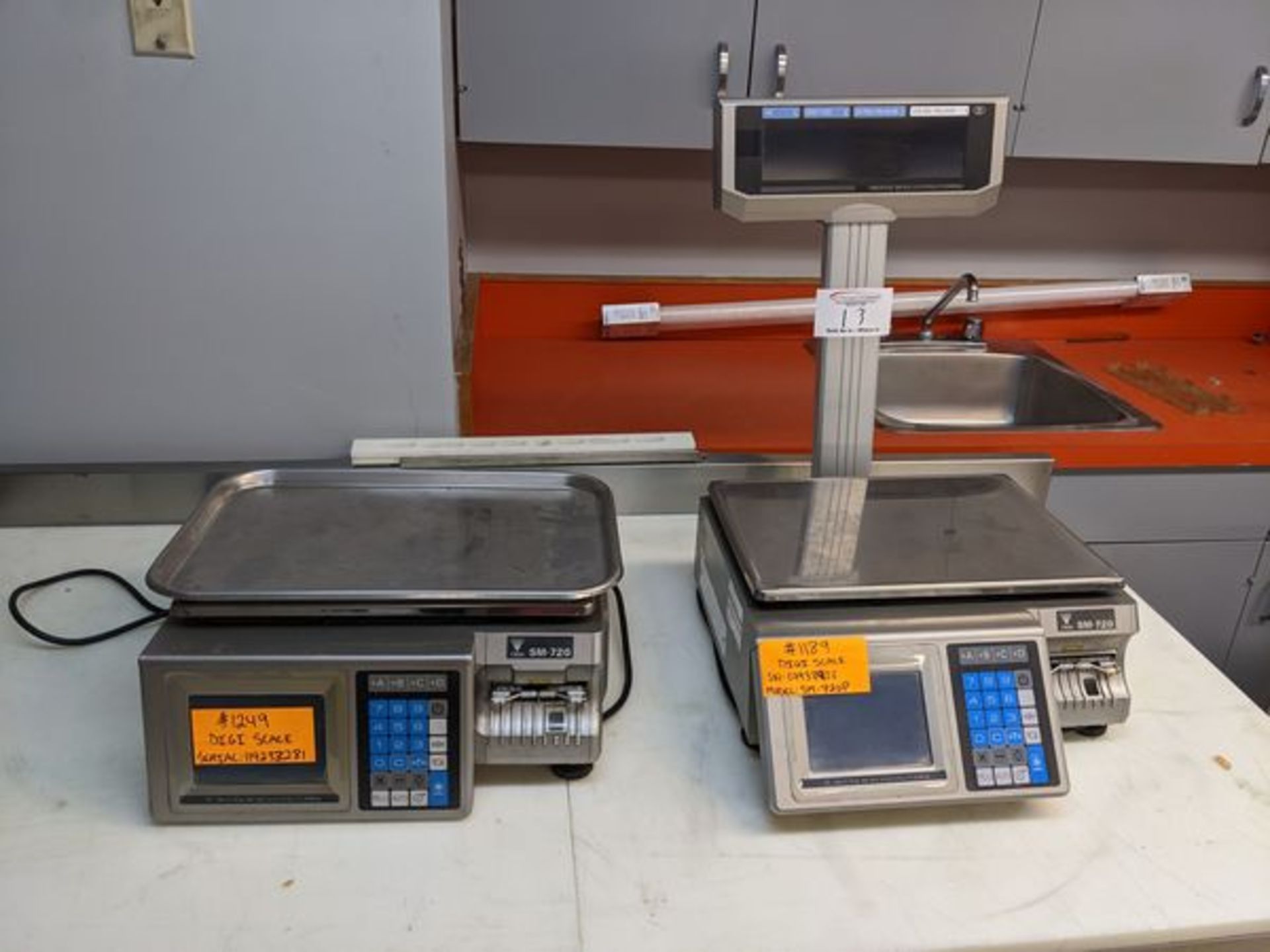 2 Digi Model SM720 Digital Scales with Printers - Price Each x 2