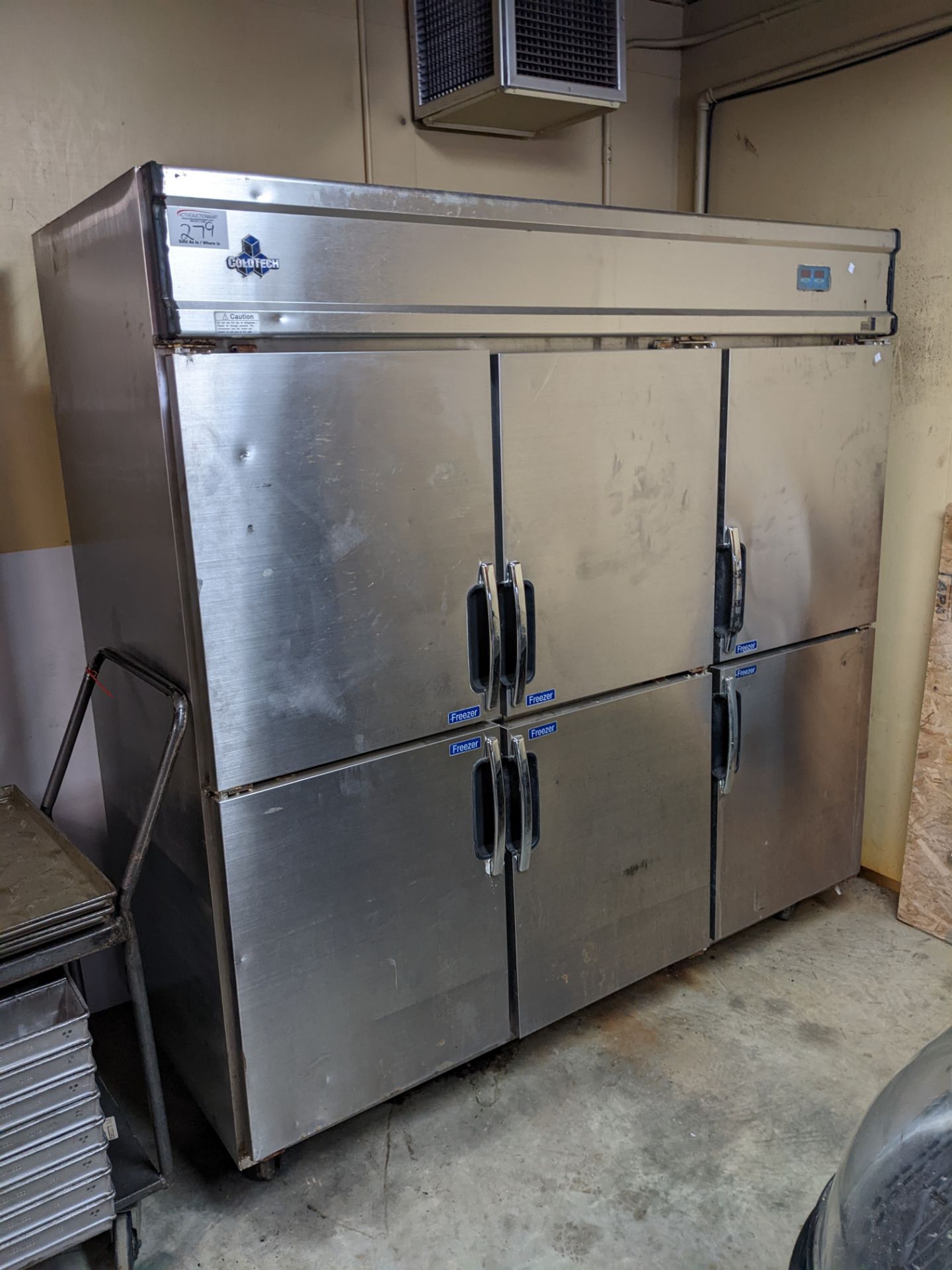 Coldtech 6 Door Stainless Steel Freezer