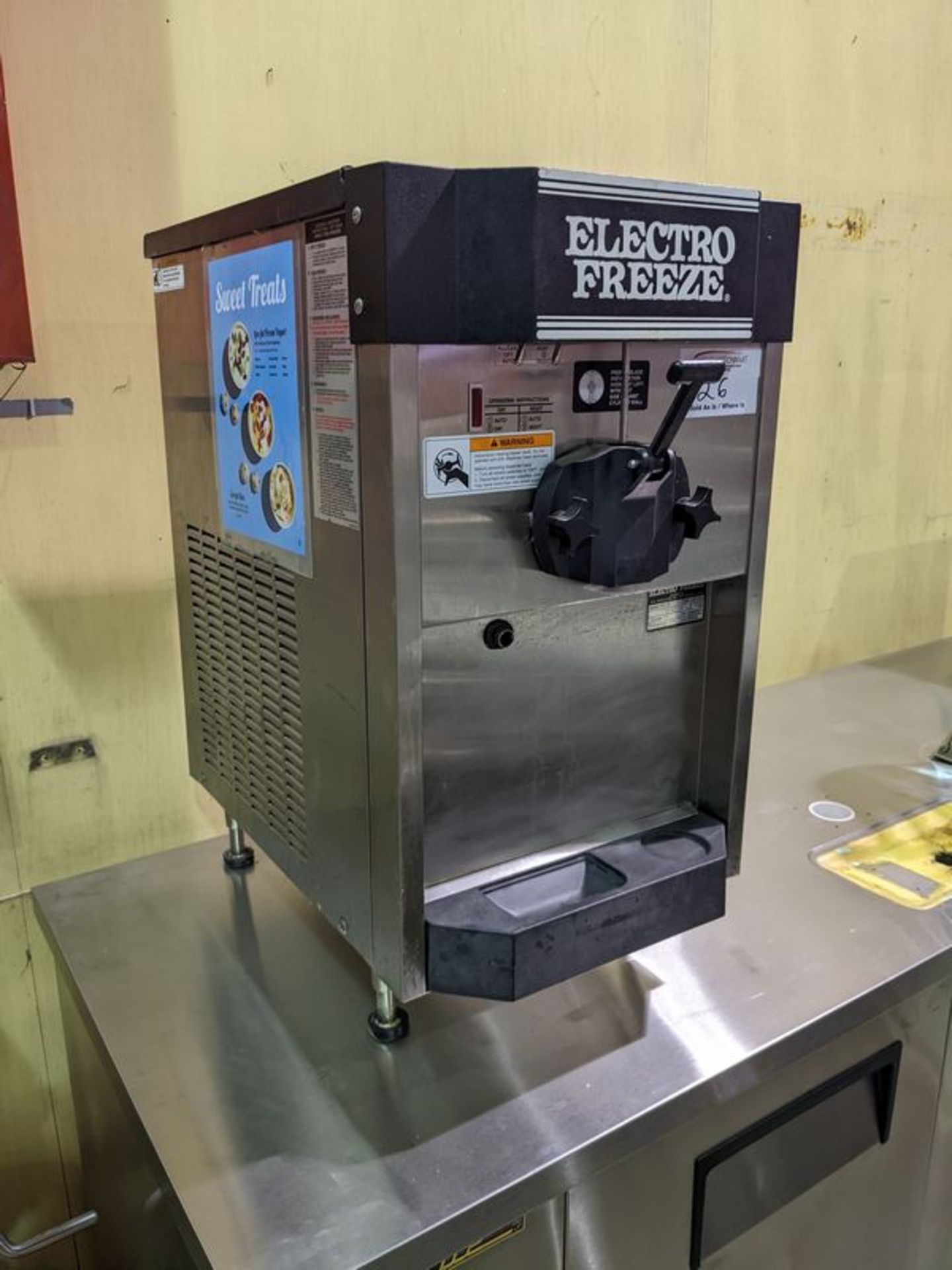 Electro Freeze Model CS4-202 Single Phase Soft Serve Machine