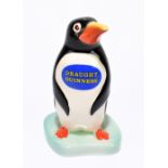 GUINNESS; a Carltonware advertising figure of a figure of a penguin, entitled 'Draft Guinness',