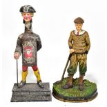 WORTHINGTON'S; an advertising metal figure, 'Good for Him & Good for You since 1700 & 42', height