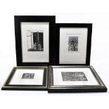 TK; four limited edition etchings, 'Salford Gas', 'Steam Stoke', 'Liverpool Warehouse' and '