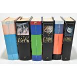 ROWLING, J.K.; six Harry Potter first editions; Half Blood Prince, Goblet of Fire, Order of the