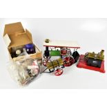 MAMOD; a collection of steam engines and accessories including T.E.1A, S.E.1 stationary steam