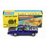 CORGI; a Man from U.N.C.L.E Oldsmobile Super 88, with original folded staging and original outer