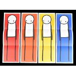 STIK (born 1979); Big Issue, the set of four lithographs printed in colours, unsigned, complete with