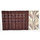 MORRIS (REV F), A HISTORY OF BRITISH BIRDS, eight vols, with numerous hand coloured plates