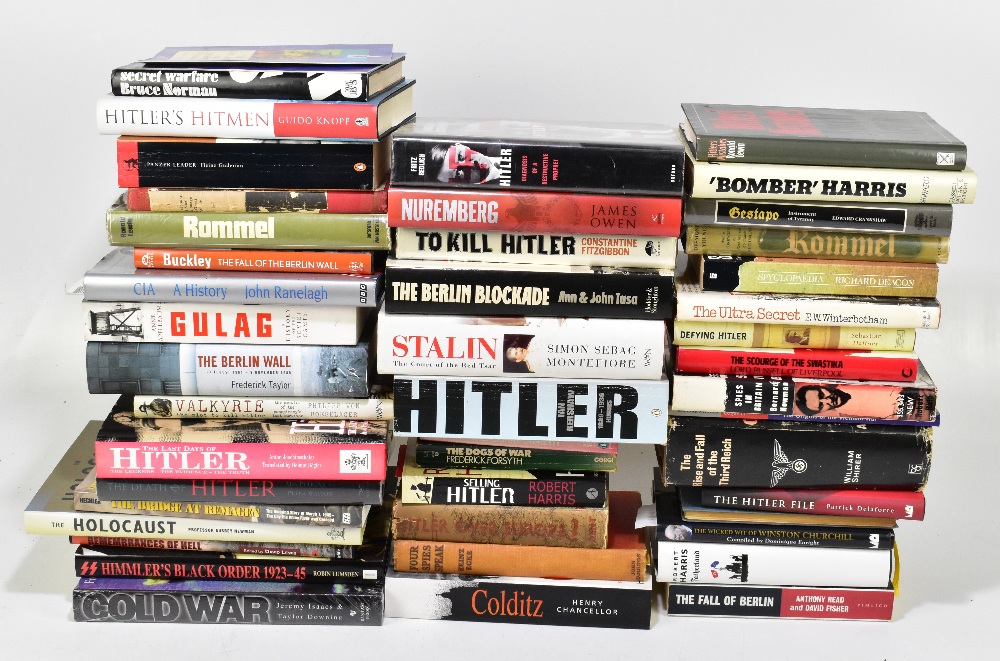 A collection of WWII and military interest books, predominantly Hitler and the Third Reich.