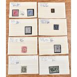 GB - group of 9 high cat value QV & KE VII mint & used stamps in packet with cat. value >£4600.