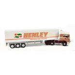 A diecast model of a Henley ERF wagon, possibly a limited edition in original box which is no.42,