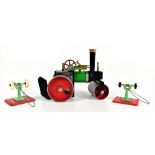 MAMOD; a SR1 steam roller, boxed, two Mamod miniature engines and one other (3).