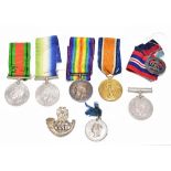 Two World War I medals comprising British War and War for Civilisation medals awarded to ENG.LT.T.H.