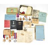 A WWII medal group of three awarded to 3006783 J.W Smith, Royal Airforce, comprising War Medal, 39-