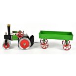 MAMOD; a boxed S.R.1A steam roller with OW1 open wagon (2).