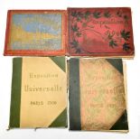 PARIS 1900; four volumes relating to the fair including two 'Exposition Universelle' volumes