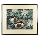 CHARLES FREDERICK TUNNICLIFFE OBE RA (1901-1979); a signed coloured print, ducks, printed under