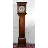 MICHAEL HEATON OF YORKSHIRE; an 18th century thirty hour longcase clock, the brass face with applied