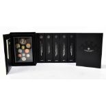 ROYAL MINT; a collection of United Kingdom Collectors' Edition Proof coin sets, years 2012-2021,