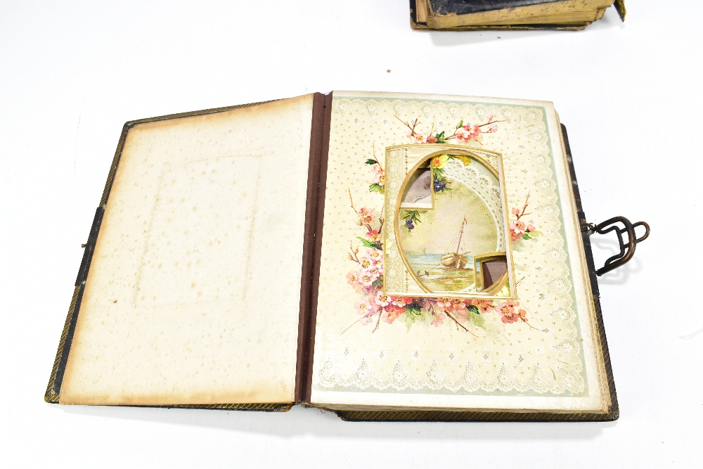 Two Victorian musical photograph albums, one example containing a selection of portrait - Bild 5 aus 8