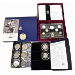 ROYAL MINT; a 1996 limited edition Silver Anniversary collection Queen set, number 08787, with